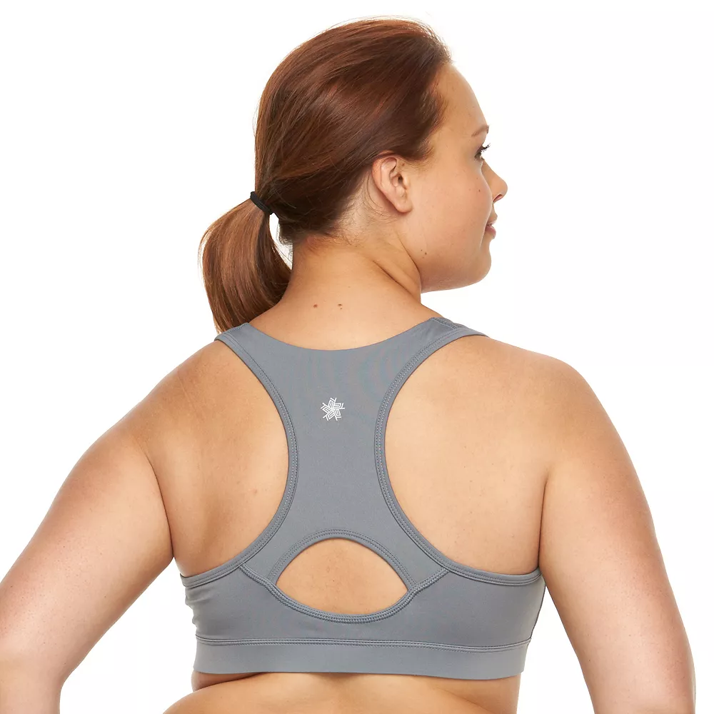 Plus Size Tek Gear® Racerback Low-Impact Sports Bra 4 Plus Size Tek Gear® Racerback Low-Impact Sports Bra - Image 2
