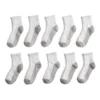 Boys' Tek Gear® 10-Pack Lightweight Quarter-Crew Performance Socks -Tek Gear Fashion 3043536 White