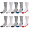 Boys Tek Gear® 10-Pack Performance Crew Socks -Tek Gear Fashion 3619225 White Lite