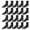 Boys Tek Gear® 20-Pack Lightweight Performance Ankle Socks -Tek Gear Fashion 3758294 Black Charcoal