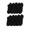 Women's Tek Gear® 10-pack Basic No Show Socks -Tek Gear Fashion 4276796 Black