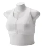 Plus Size Tek Gear® Zip-Front Medium Impact Sports Bra -Tek Gear Fashion 4787908 White
