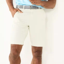 Men's Tek GearĀ® Solid Flat-Front Performance Golf Shorts