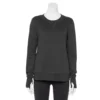 Women's Tek Gear® Ultrasoft Fleece Sweatshirt 1 Women's Tek Gear® Ultrasoft Fleece Sweatshirt -Tek Gear Fashion 5011252 Mineral Black