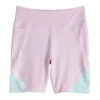 Girls 7-16 Tek Gear® Colorblock High-Waisted Side Pocket Bike Shorts In Regular & Plus -Tek Gear Fashion 5217776 Daydream Purple