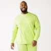 Big & Tall Tek Gear® French-Terry Lounge Crew Sweatshirt 2 Big & Tall Tek Gear® French-Terry Lounge Crew Sweatshirt -Tek Gear Fashion 5240486 Awakening Green
