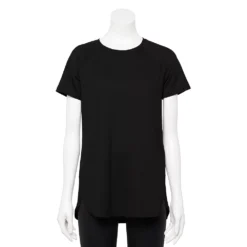 Petite Tek Gear® High Slit Tunic Tee