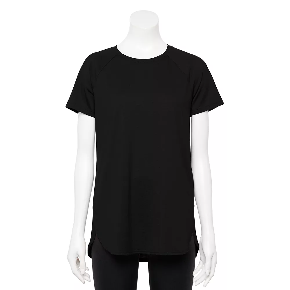Petite Tek Gear® High Slit Tunic Tee 3 Petite Tek Gear® High Slit Tunic Tee