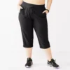 Plus Size Tek Gear® Essential Straight-Leg Capris 1 Plus Size Tek Gear® Essential Straight-Leg Capris -Tek Gear Fashion 5242843 Black