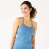 Women's Tek Gear® Brushed Strappy Tank -Tek Gear Fashion 5257120 Blue Crayon