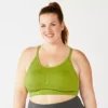 Plus Size Tek Gear® Seamless Low-Impact Sports Bra 2 Plus Size Tek Gear® Seamless Low-Impact Sports Bra -Tek Gear Fashion 5282906 Encore Olive