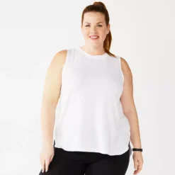 Plus Size Tek Gear® Easy High-Low Tank