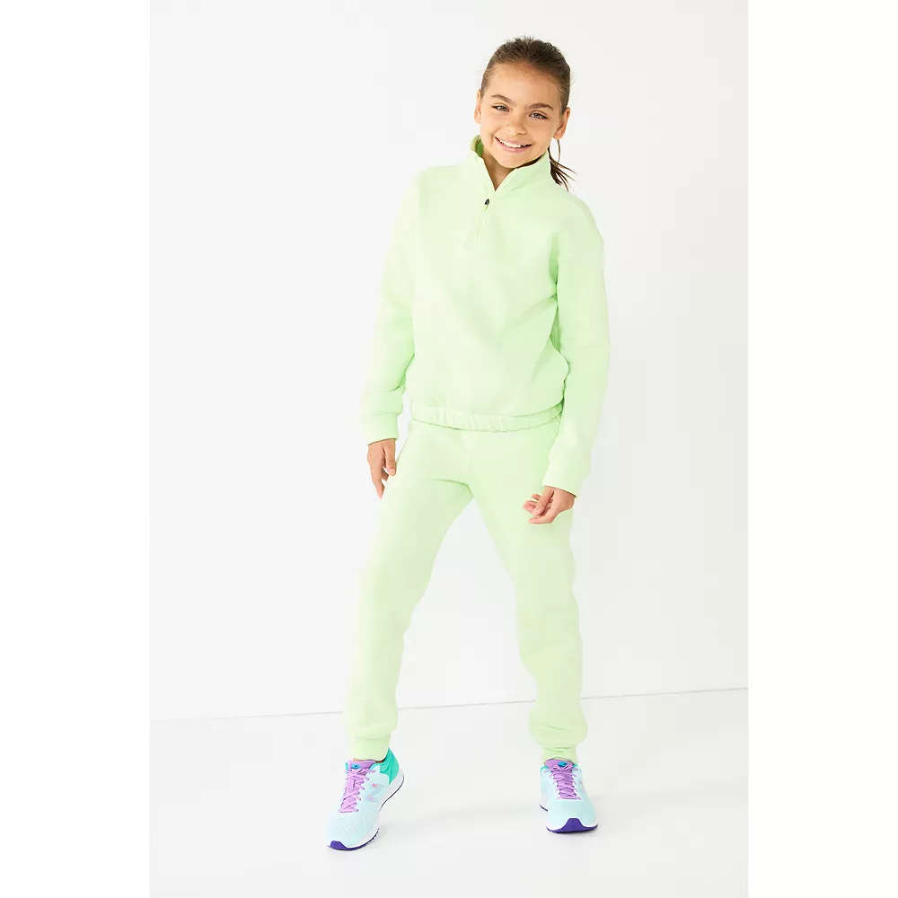 Girls 7-16 Tek Gear® Ultrasoft Fleece 1/4 Zip Pullover In Regular & Plus 4 Girls 7-16 Tek Gear® Ultrasoft Fleece 1/4 Zip Pullover In Regular & Plus - Image 2