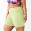 Plus Size Tek Gear® 7-in. Brushed High-Waisted Bike Shorts 2 Plus Size Tek Gear® 7-in. Brushed High-Waisted Bike Shorts -Tek Gear Fashion 5553994 Brisk Mint