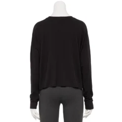 Women's Tek Gear® Easy French Terry Raw-Seam Tee -Tek Gear Fashion 5562562 ALT