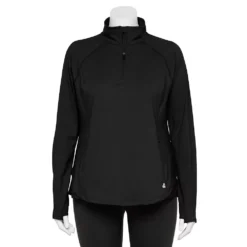 Plus Size Tek Gear® Quarter-Zip Performance Jacket