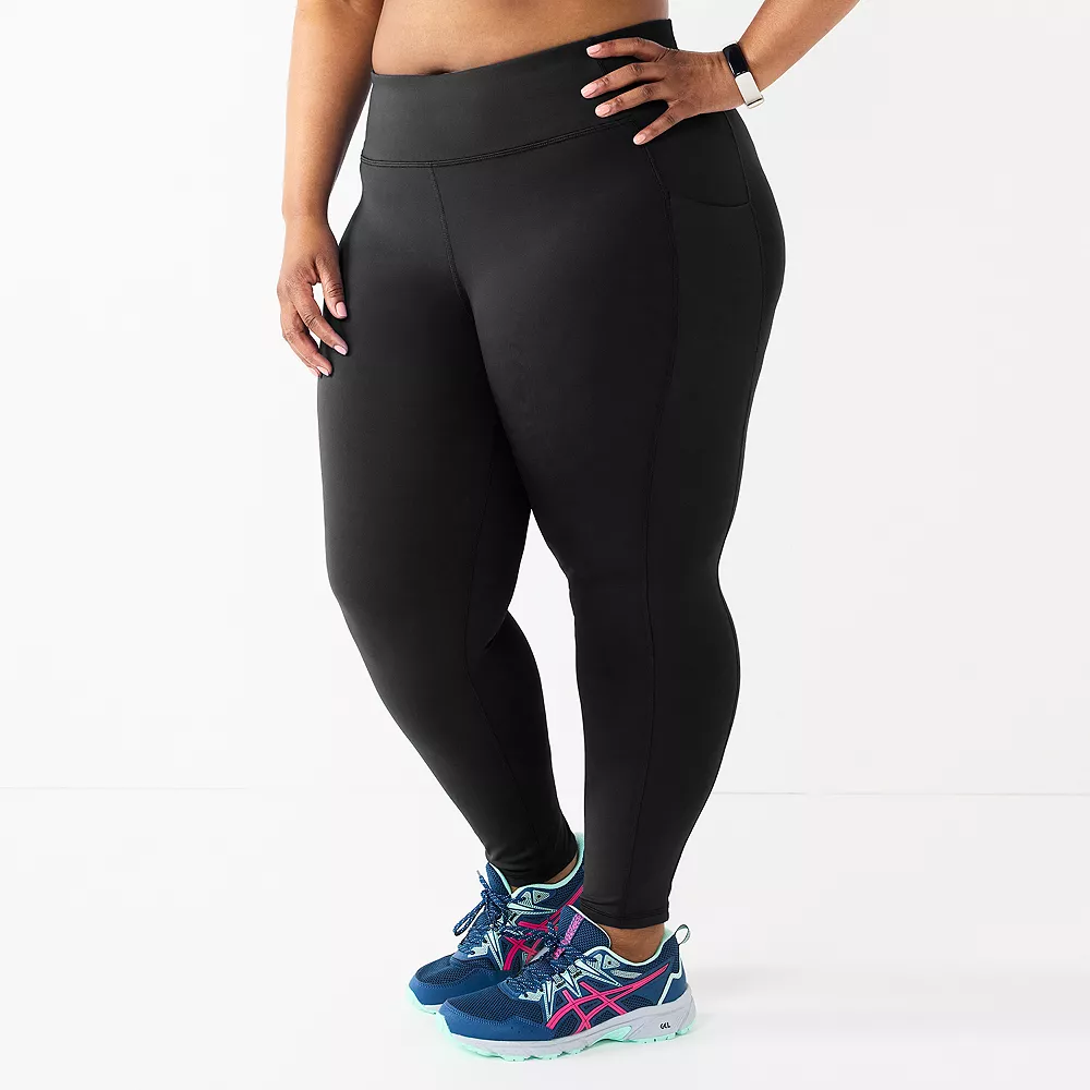 Plus Size Tek Gear® Core High-Waisted Side Pocket 7/8 Leggings 3 Plus Size Tek Gear® Core High-Waisted Side Pocket 7/8 Leggings
