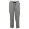 Plus Size Tek Gear® Weekend French Terry Ankle Pants 1 Plus Size Tek Gear® Weekend French Terry Ankle Pants -Tek Gear Fashion 5568027 Charcoal