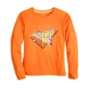 Girls 7-16 Tek Gear® Long Sleeve Graphic Tee In Regular & Plus -Tek Gear Fashion 5574651 Orange Level Up