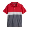 Boys 8-20 Tek Gear® Dry Tek Colorblock Polo In Regular & Husky -Tek Gear Fashion 5616511 Hawk Gray