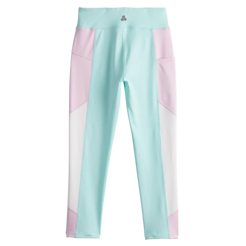 Girls 7-16 Tek Gear® Colorblock Performance 7/8 Leggings In Regular & Plus 4 Girls 7-16 Tek Gear® Colorblock Performance 7/8 Leggings In Regular & Plus - Image 2