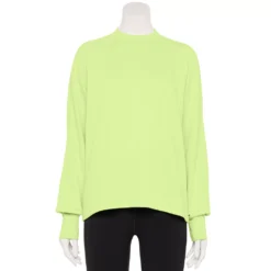 Women's Tek Gear® Stretch Fleece Mockneck Sweatshirt