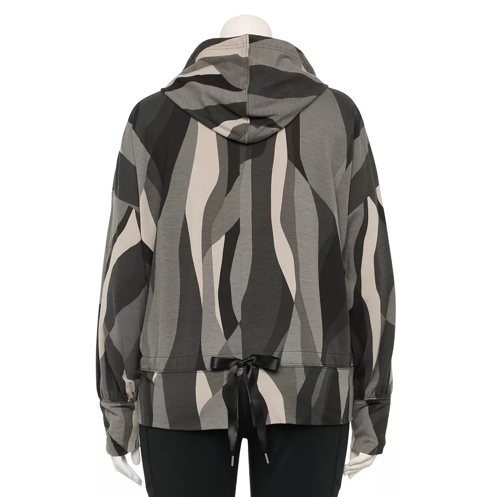 Plus Size Tek Gear® French-Terry Cropped Hoodie 4 Plus Size Tek Gear® French-Terry Cropped Hoodie - Image 2