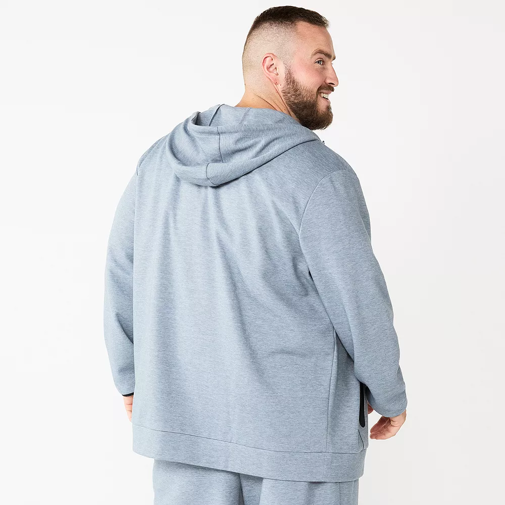 Big & Tall Tek Gear® Essential Fleece Full-Zip Hoodie 4 Big & Tall Tek Gear® Essential Fleece Full-Zip Hoodie - Image 2