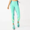 Women's Tek Gear® Ultrastretch Colorblock 7/8 Leggings -Tek Gear Fashion 5674432 Shy Green Colorblock