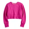 Girls 7-16 Tek Gear Stretch Fleece Cropped Crew Sweatshirt In Regular & Plus 1 Girls 7-16 Tek Gear Stretch Fleece Cropped Crew Sweatshirt In Regular & Plus -Tek Gear Fashion 5677670 Fuschsia Cashmere